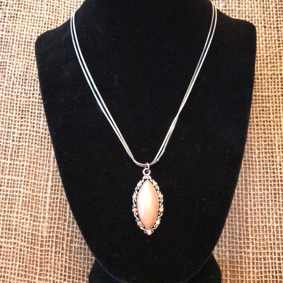 Jewelry - Unique Tan Stone Necklace Jewelry - Unique Tan Stone Necklace